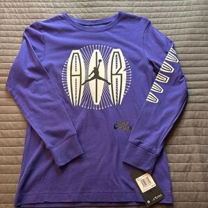 Boys Nike Air Jordan long sleeve tee